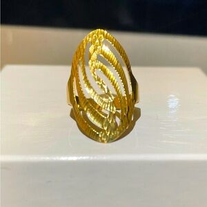 Unique style 18k Real Gold Ring